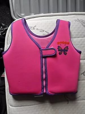 Zoggs Swim Vest Pink Age 4 To 5 Years • £1.50