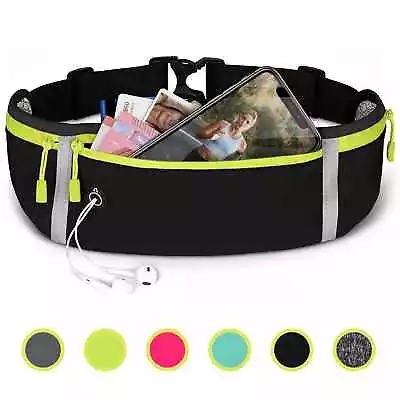 Phone Run Belt For Sony Xperia E4g Sports Case Jogging Fitness Waist Pouch • £29.42
