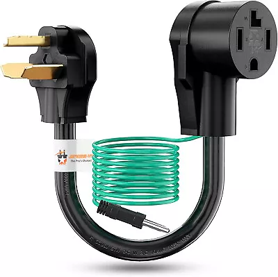 Nema 10-30P To 14-30R Dryer Adapter 4-Prong To 3-Prong Plug Adapter Cord 30A • $26.97