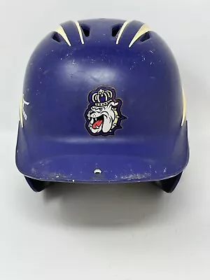 James Madison University JMU Dukes Game Worn Mizuno Baseball Batting Helmet #25 • $34.95