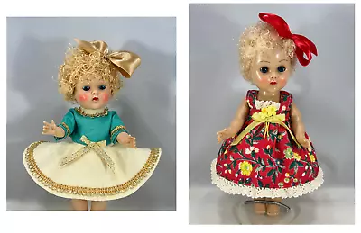 2 VINTAGE Dresses Fit Ginny Muffie & Others With Extras (No Dolls) • $16