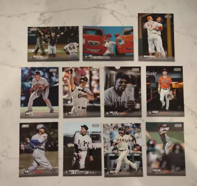 2023 Topps Stadium Club (Jan 2024 ) SF Giants Team Set Buster Posey Willie Mays • $8