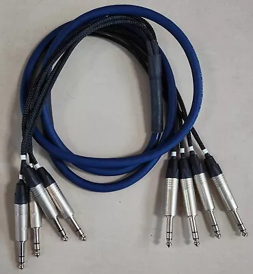 2m Van Damme Studio 4 Way Multicore Loom Cable. Neutrik TRS Jacks To TRS Jacks • £65