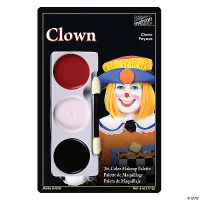 Mehron Inc.  *A/R* - Clown Tri-Color Makeup Palette • $20.40