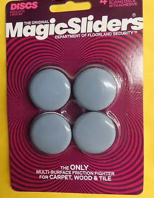 Magic Sliders Adhesive Floor Slides 1-1/2  4-Pack #04038  NEW • $7.29