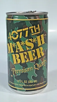 Vintage MASH 4077 Premium Beer 12oz Can Aluminum James Hanley Camo Camouflage • $6.99