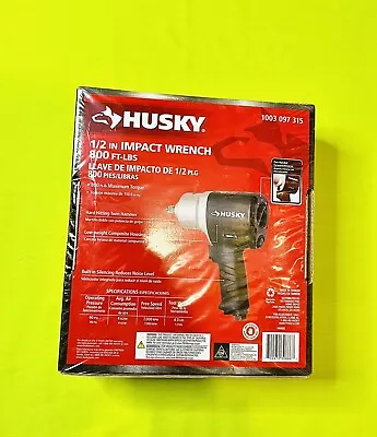 Husky H4480 1/2  Impact Wrench - Blac. /800 Lbs • $108