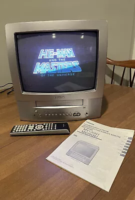 $125 • Buy TOSHIBA MV13Q41 13-Inch TV/VCR Combo W/ Remote VHS Retro Gaming  *Tested* 