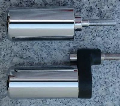 2001-2002 Suzuki GSXR1000 GSXR 1000 CHROME FRAME SLIDERS • $22.95