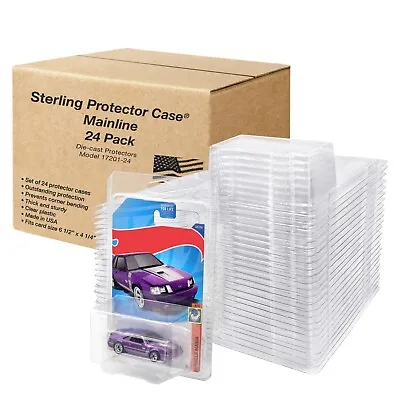 Sterling Protector Case Mainline 24 Pack For Hot Wheels & Matchbox Basic • $43.95