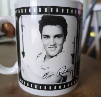 Elvis Presley Coffee Mug Cup Signature Product 3x5 Silkscreen On 3 Sides • $12