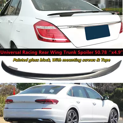 Universal Black Rear Trunk Wing Racing Spoiler Fit For VW Passat B8 2020-2022    • $69.33