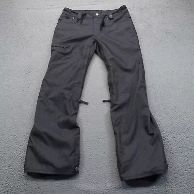 686 Snowboard Pants Men Large InfiDRY Charcoal Gray Cargo Snow Ski Liner Lined • $49.95