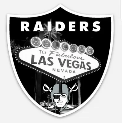 Las Vegas Raiders STICKER - Sin City Football Raiders Nation Former Oakland NFL • $5.45
