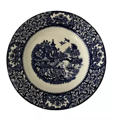 Olde Alton Ware Blue & White Willow Pattern Decorative Plate 10  - FREE POSTAGE • £14.95