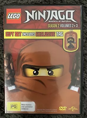 LEGO Ninjago - Masters Of Spinjitzu : Season 2 : Vol 2-3 (DVD 2011) / FREE POST • $8