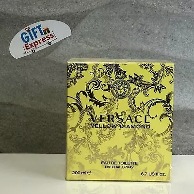 Versace Yellow Diamond By Gianni Versace - Edt Spray 6.7 Oz Brand In BOX • $90.95