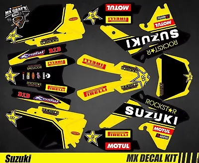 Kit Deco Motorcycle For / MX Decal Kit For Suzuki Rm-Z - Rockstar • $158.86