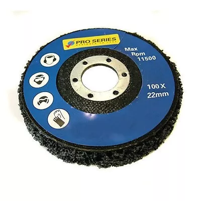 Paint Rust Remover Abrasive Poly Wheel Disc For 115mm 4 1/2  Angle Grinders • £6.39