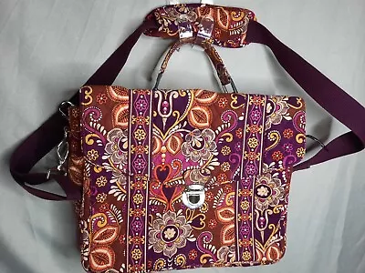 Vera Bradley Messenger/Attache/Laptop Quilted Crossbody Bag. *see Desc.* • $29.88