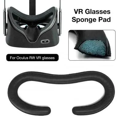 Leather Cushion Face Pads Eye Foam Mask Pad Cover For Oculus CV1 Rift Nice J0K1 • $7.55