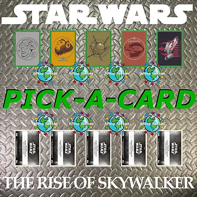Star Wars Rise Of Skywalker Pick-a-card Green May Force Be With You Topps 2019 • $6.59