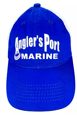 Angler's Port Marine Strap Back Hat Baseball Cap Boating Fishing Outdoors • $18.49