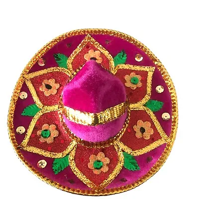 Salazar Sombrerito Mariachi Hat Decor Colorful Pink Mini 7   Sombrero • $17