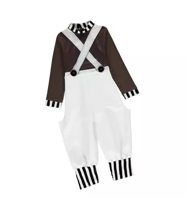 Mens Oompa Loompa Fancy Dress Costume Adult Chocolate Factory Worker Costume • £199.99