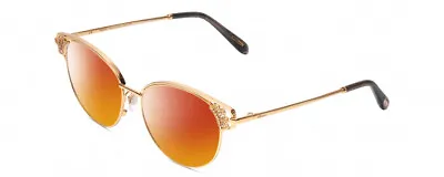 £175.31 • Buy Chopard VCHC51S Cateye Polarized Sunglasses Rose 23KT Gold Plated & Crystal 53mm