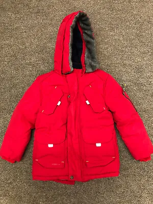 £24.99 • Buy Ted Baker Boys Red Padded Warm Thick Winter Coat Age 5-6 Years..UK.