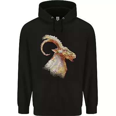 A Watercolour Goat Farming Childrens Kids Hoodie • £17.99