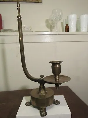 Vintage Unique Tall Brass Candle Stick Holder • $13.97