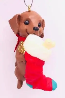 1996 Puppy Love Hallmark Ornament #6 Dachshund With Stocking • $14.99