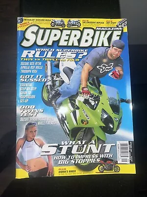 Superbike Magazine - September 2002 - GSX-R750 V RSV Mille V 955i Firebolt • $12