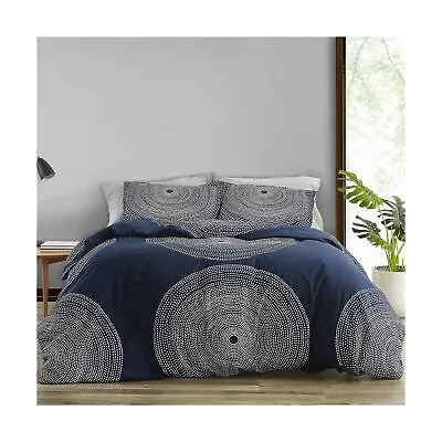 Marimekko Comforter Set Smooth Cotton Percale Bedding With Matching Sham Med... • $231.20