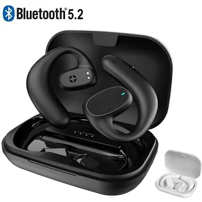 Open-Ear Bone Conduction Headphones Bluetooth 5.2 Wireless Earbuds Sport Headset • $17.59