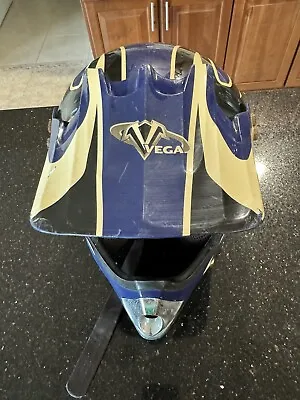 Vintage Vega Motor Cross Helmet Size Small • $6