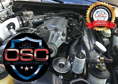 J&L OSC Oil Separator Fits '99-'04 Ford Mustang Cobra; 03-04 Ford Mustang Mach 1 • $159