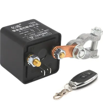 Car Battery Disconnect Switch Power Cut Off Isolator Wireless Remote Control • $32.30