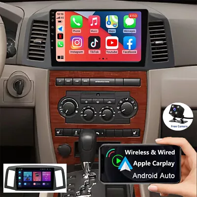 Player 10.1'' Android 13 Car Radio Stereo Navi For Jeep Grand Cherokee 2004-2007 • $167.77