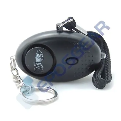 Black 140db Minder Personal Panic Rape Attack Safety Keyring Alarm Torch • £5.71