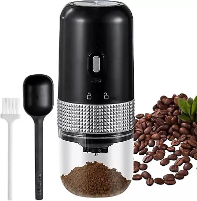 New Electric Coffee Grinder Rechargeable Ceramic Burr Coffee Grinder • $55.97