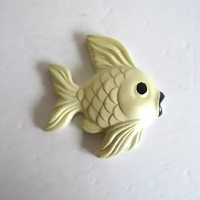 Vintage Chalk Ware FISH Wall Decor Small Cream Replacement 1960 Miller Studios • $19.99