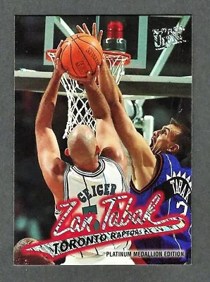 1996-97 Fleer Ultra Platinum Medallion #P-250 Zan Tabak Toronto Raptors • $10