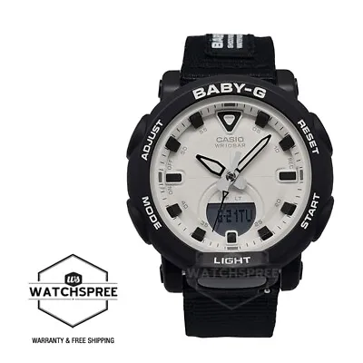 Casio Baby-G BGA-310 Lineup Black Cloth Band Watch BGA310C-1A • $218.90