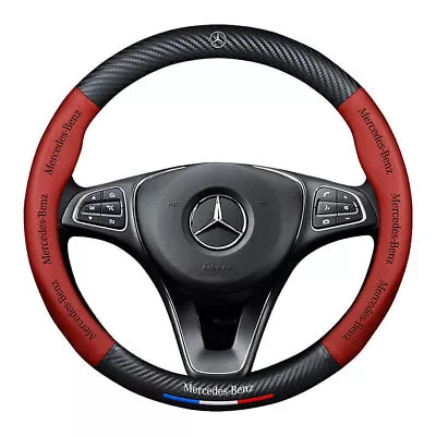 15  Steering Wheel Cover Genuine Leather For Mercedes-Benz New • $31.99