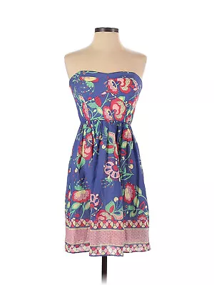 Shoshanna Floral Silk Blend Strapless Dress Size 2 • $39.99