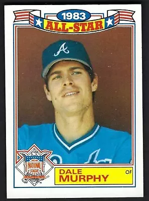 1984 Topps #19 1983 Glossy All Star Dale Murphy MINT • $1.79