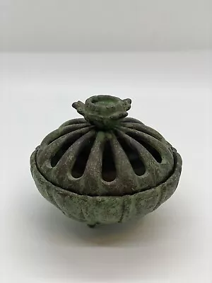 Vintage Cast Iron Vantines Incense Burner Pagoda Holdee1920 • $75